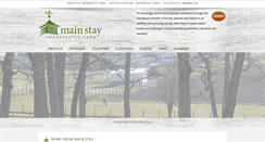 Desktop Screenshot of mainstayfarm.org